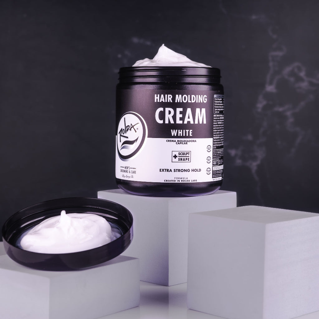Crema moldeadora, Fijación extra fuerte, Fortalece cabello, Libre de alcohol y parabeno