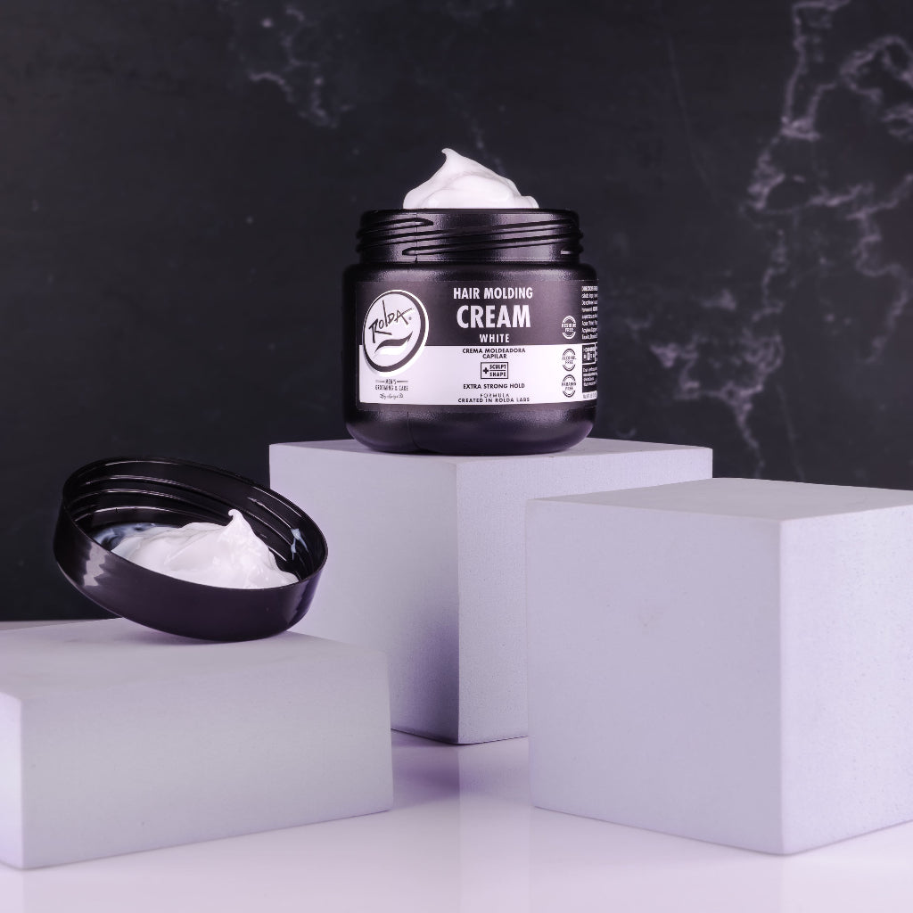 Crema moldeadora, Fijación extra fuerte,  Fortalece cabello, Libre de alcohol y parabeno