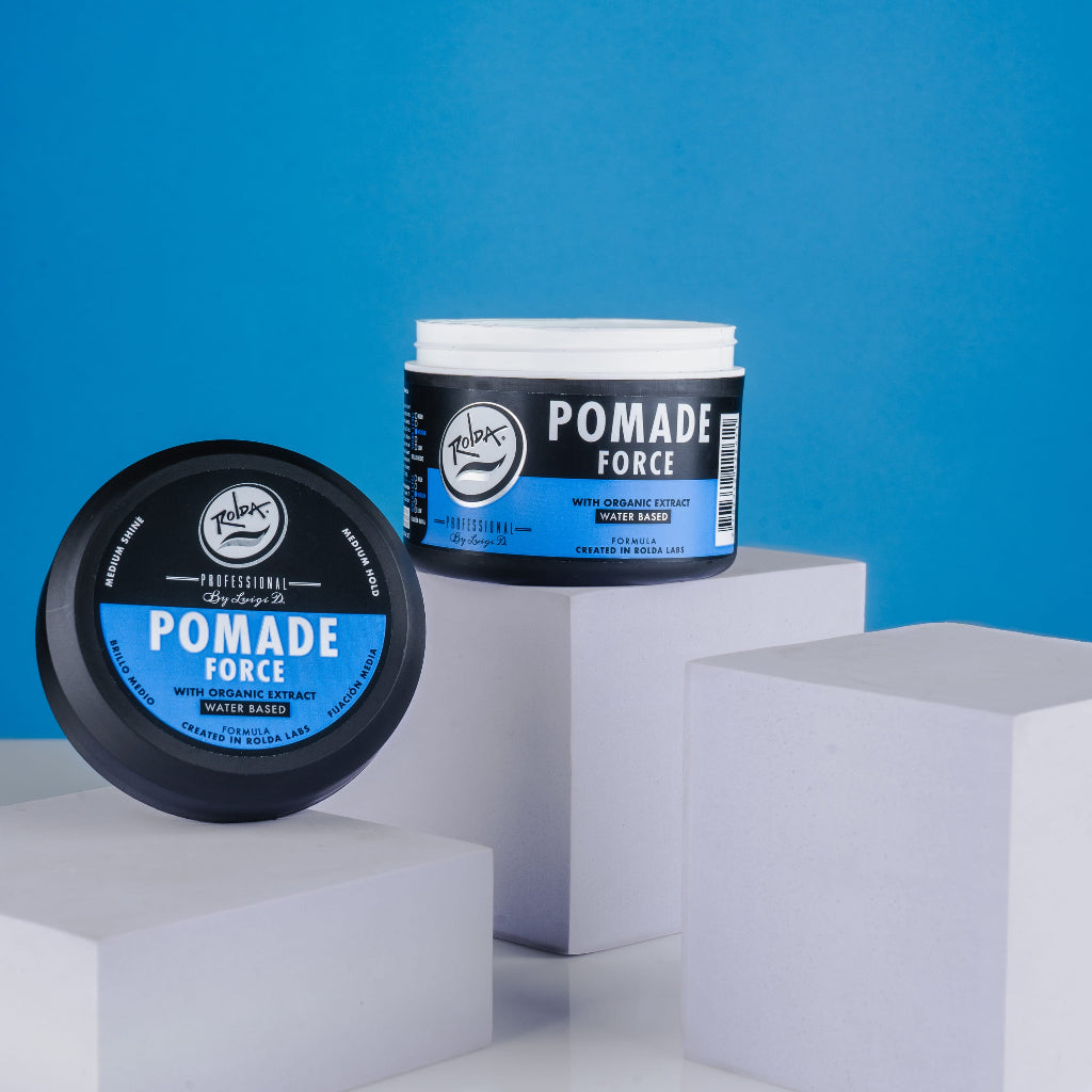 Pomada para cabello, Fijación fuerte, Estilo masculino, Cabello con fuerza, Pomada Force