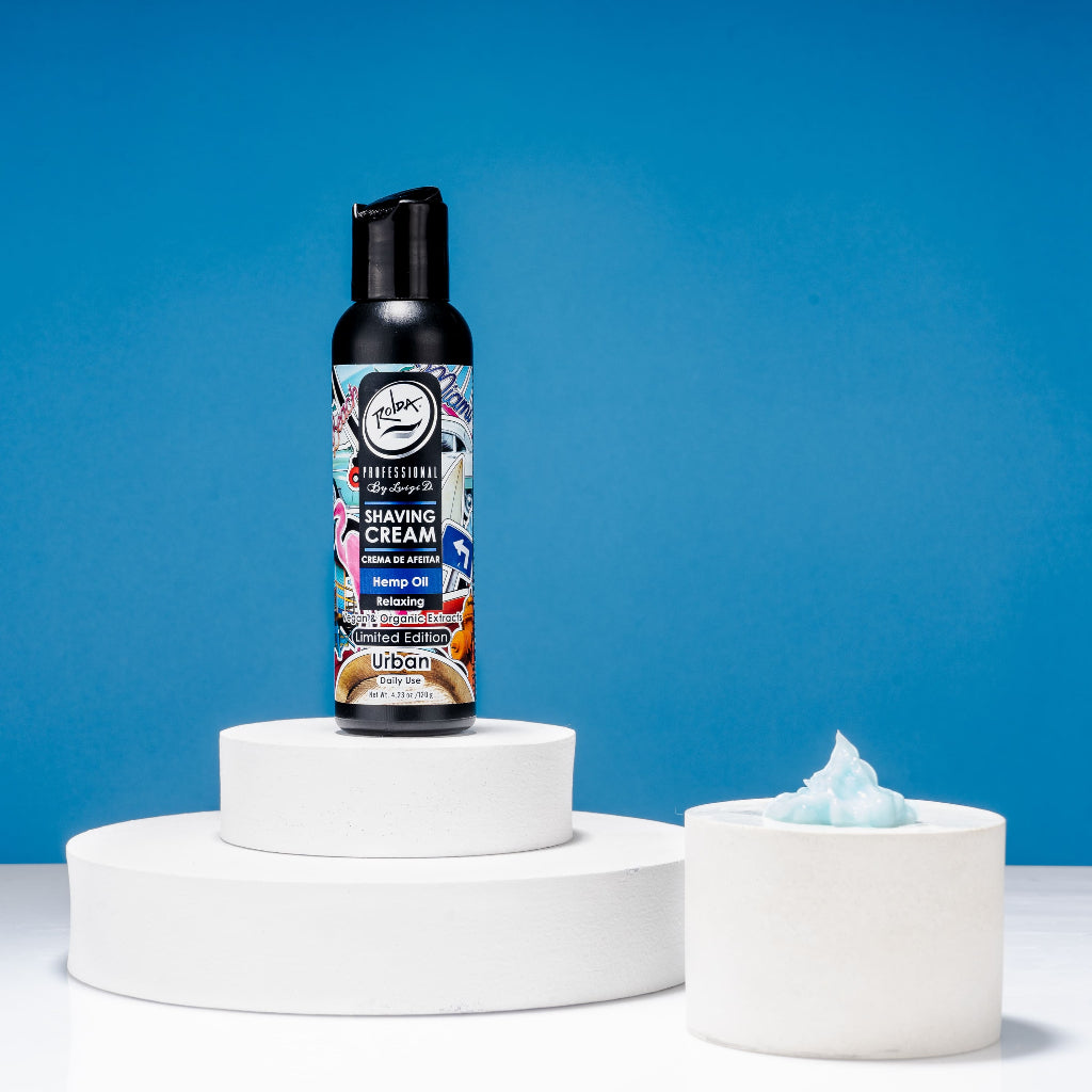 Crema de afeitar, Aceite de cáñamo, Afeitado piel sensible, Hemp Oil, Afeitado masculino