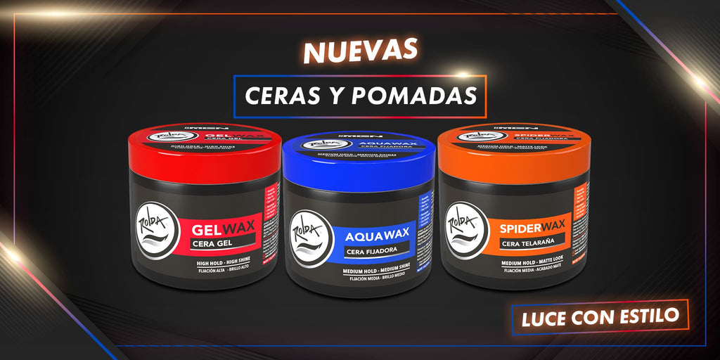 cera-formen, cera gel, cera fijadora, cera telaraña, pomadas