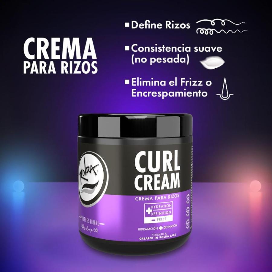 Rolda - Crema Para Rizos ( Hidratación y Definición) / Cero frizz o en ...