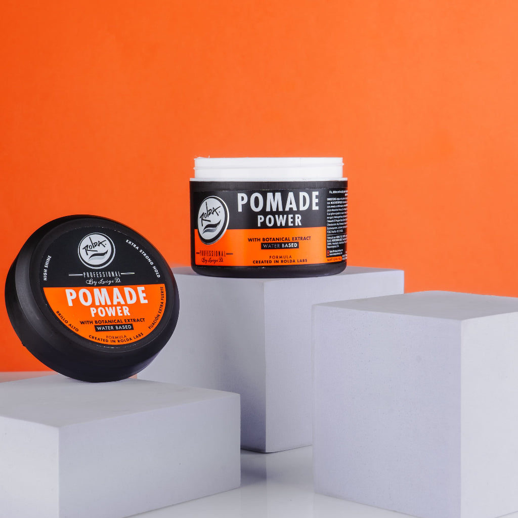Pomada para cabello, Fijación extra fuerte, Estilo masculino, Cabello Power, Pomada Power